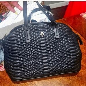 VERY RARE VINTAGE BETSEY JOHNSON SKULL SATCHEL